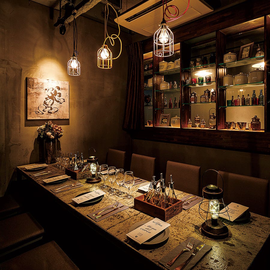 本格イタリアン食べ放題 Osteria Altconte 名古屋駅店 席 個室 個室 ぐるなび