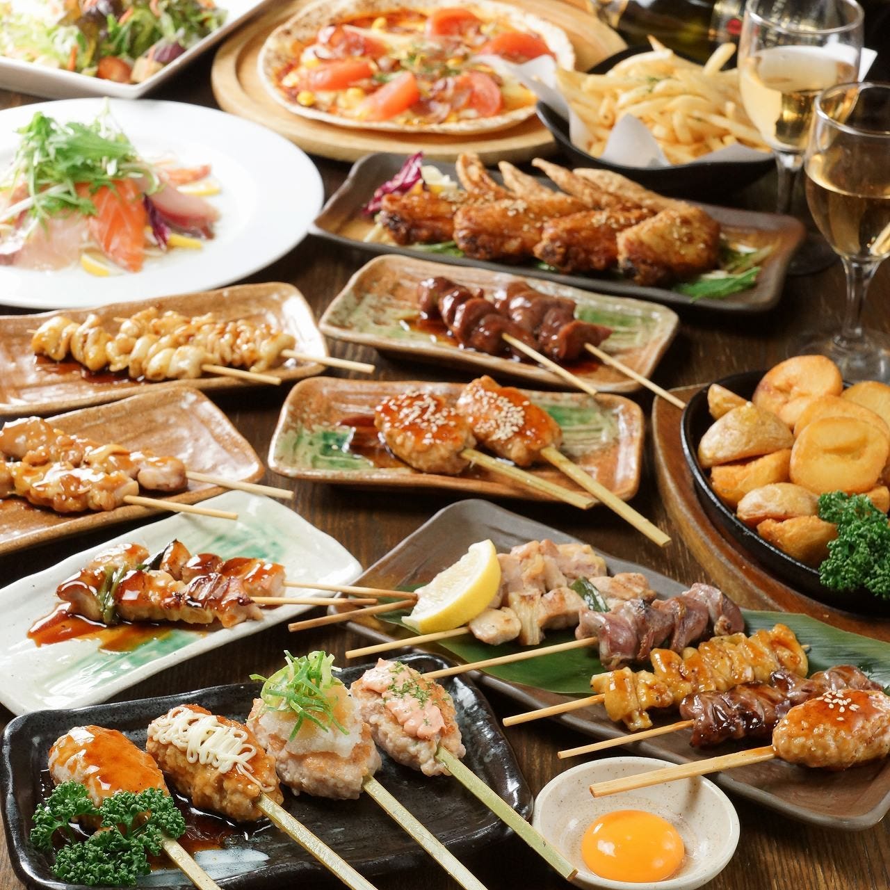 1日3組限定 3時間食べ飲み放題付 食べ飲み放題コース 3300円 2800円 歓迎会 送別会に の詳細 食べ飲み放題 居酒屋 チキチキチキン 四条 河原町店 四条河原町周辺 寺町 焼き鳥 ぐるなび