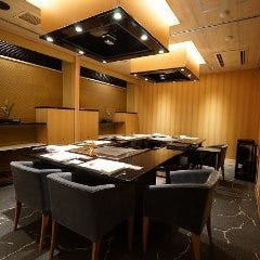 和風個室は専属調理人付の完全個室