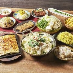 岡崎にこにこ餃子_もつ鍋食べ放題