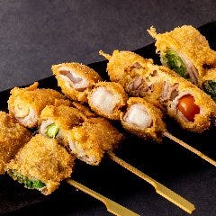 野菜肉巻き揚げ串５点盛り合わせ