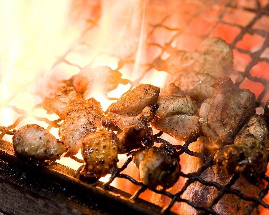 薩摩赤鶏の炭火焼