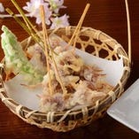 季節の魚貝天ぷら