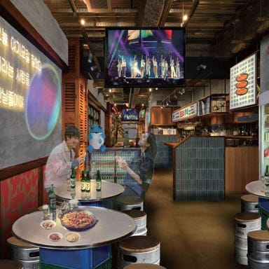 韓国ポチャ イヨサンソウル_韓国現地のポジャンマチャ(屋台飲み)を再現!【テーブル席×129名】