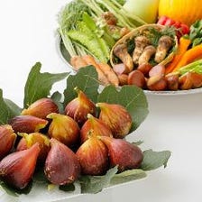 新鮮野菜を使ったお料理は女子会にも