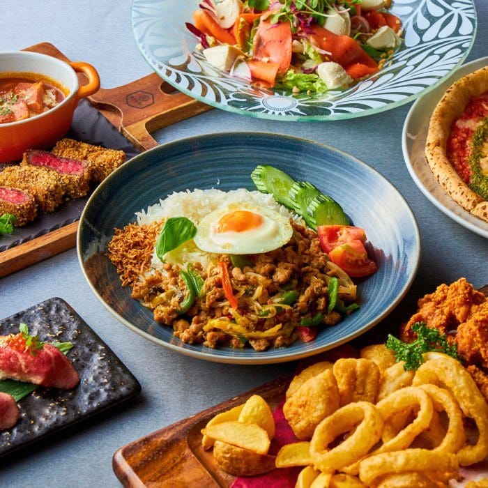 エスニック料理や揚げ物料理など