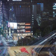 銀座の夜景を楽しみながらのお食事に