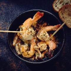 【当店人気No.1】海老とキノコのアヒージョ　～和歌山バルの人気アヒージョ～