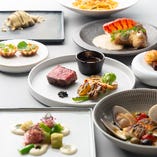 【イタリアン】記念日にぴったり！黒毛和牛のメインが嬉しい全6品＋乾杯ドリンク◆8800円