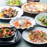 ＜BAR＞【PREMIUM PLAN＋飲み放題】ブッラータチーズ・鮮魚のカルパッチョ・USプライムビーフ◆7800円