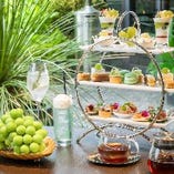 9/1～平日【シャインマスカットアフタヌーンティー】マスカット＆秋の実りスイーツ＋カフェフリー