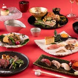 ＜和食＞【Xmas2025】江戸前寿司、牛フィレ炭火焼き、蝦夷鮑のコロッケなど（12/19～12/25）