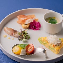 【イタリアン】前菜5種盛り合わせ・パスタ・メイン・デザート全5品＋2時間飲み放題◆7400円