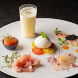 《10/1～》XEXを気軽に楽しむライトコース全5品＋乾杯ドリンク◆5500円