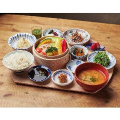 季節野菜のせいろ蒸し御膳