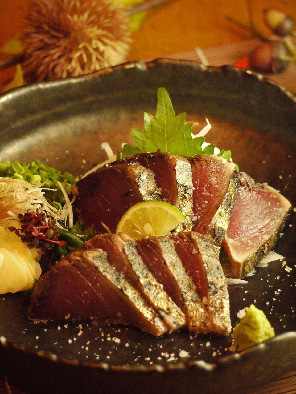 わら焼きと海鮮 太郎丸 江坂店のかつおの塩たたき