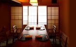 京都の中心地に居しながら味わう個室での静謐感
