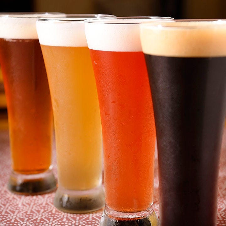 常時4種類！今夜は地ビール祭りだ！