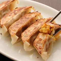 自家製キムチ餃子