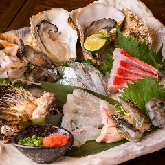 産直鮮魚のお造り