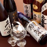 厳選した日本酒と共にご堪能ください