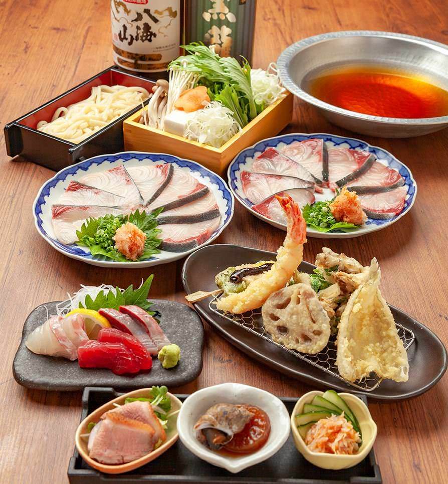 飲み放題付き ブリしゃぶと天ぷらコース 全6品 4 000円 税込 の詳細 天麩羅 はな天 鶴橋店 鶴橋 居酒屋 ぐるなび
