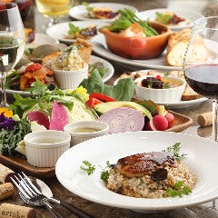 当店自慢の料理やワインを堪能できるコースは3種類ご用意