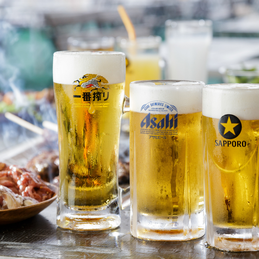 BBQ奉行 京橋店の種類豊富なビール