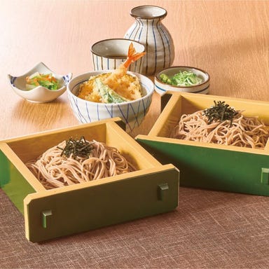 和食麺処サガミ京都八幡店_ざるそば(二段)お好みランチ