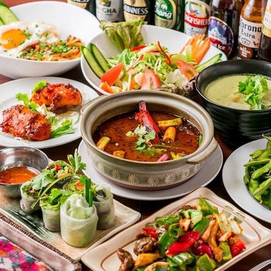 完全個室 居酒屋×アジアン屋台 チャオ パリバール 赤坂_★歓送迎会限定★選べる4種鍋とアジアン料理2.5時間飲み放題スペシャルコース7品6500→5500円