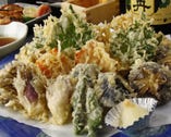 【完全予約制】季節の旬の物をカラッと揚げた天ぷらは人気です☆