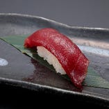 天然本まぐろ赤身漬け Wild Bluefin Tuna pickled in soy sauce