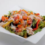 板前 海の幸サラダ～特製すりおろし野菜ドレッシング～ Harvest Salad -From the Sea-