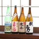 日本酒は茨城地酒のみをご用意。味見セットもあります。