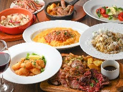本格イタリアンとワインビュッフェをご一緒に★