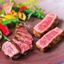 【平日限定・REDONEランチコース】炙り肉寿司、神戸牛ステーキ、デザート付★全7品！