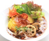 『銀座店限定』牛すね肉のビーフシチュー　焼きカチョカバロを添えて