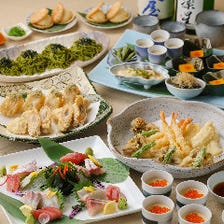 日本料理の職人が創る天ぷらコース