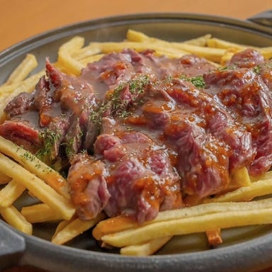 洋風居酒屋 DENDEN_特盛牛ハラミステーキ