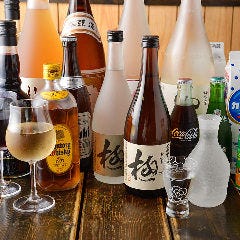 飲み放題メニューも充実！ コース料理と一緒にお楽しみあれ