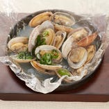 Asari Clam steamed with alcohol（Japanese sake）
あさりの酒蒸し