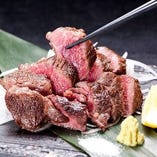 Kyushu beef steak
九州産和牛のステーキ