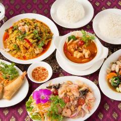 6種のガパオライス 本格タイ料理 サームロット