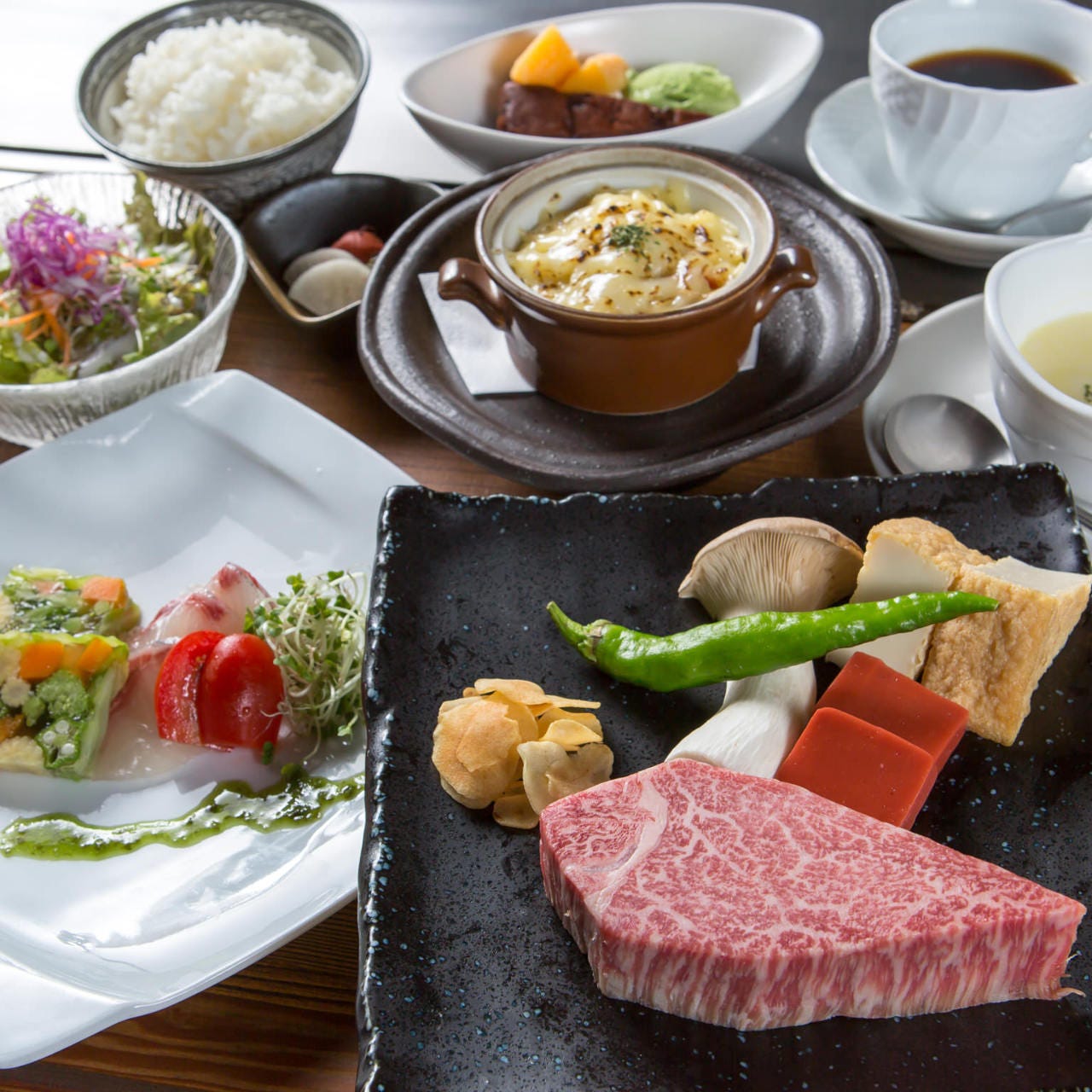 ステーキ割烹花やしき 宇治 ステーキ のグルメ情報 ヒトサラ