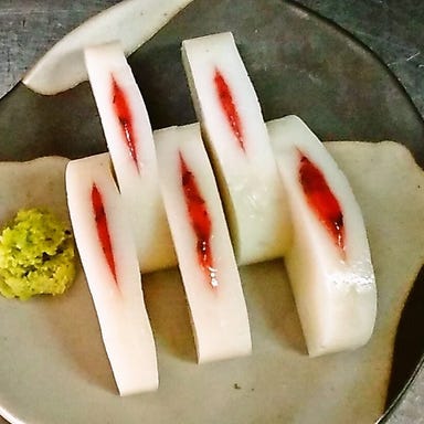 蕎麦処 志庵(しおり)_うめ板わさ