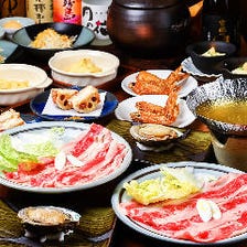 旬の味覚を月替わりで味わえるコース