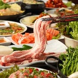 2時間飲み放題付韓国料理の宴会コースは5,000円（税込）～ご用意