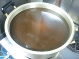 秘伝！濃厚煮汁（hiden-density　broth）