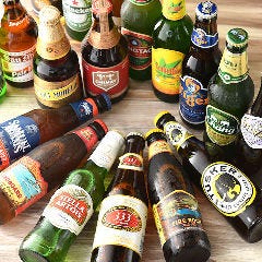 世界各国のクラフトビールを飲むことができます！
