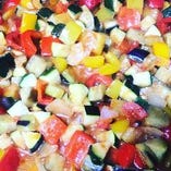 彩り野菜のトマト煮シチリア風（カポナータ）